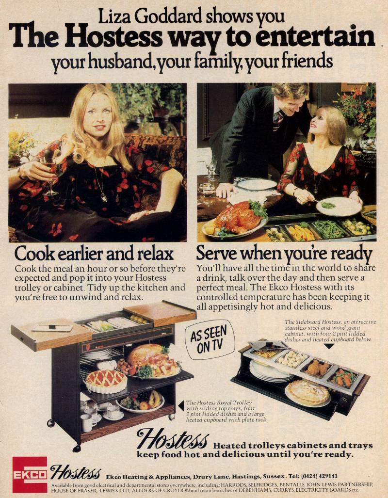 Hostess Trolley from magazine advertisement in 1978