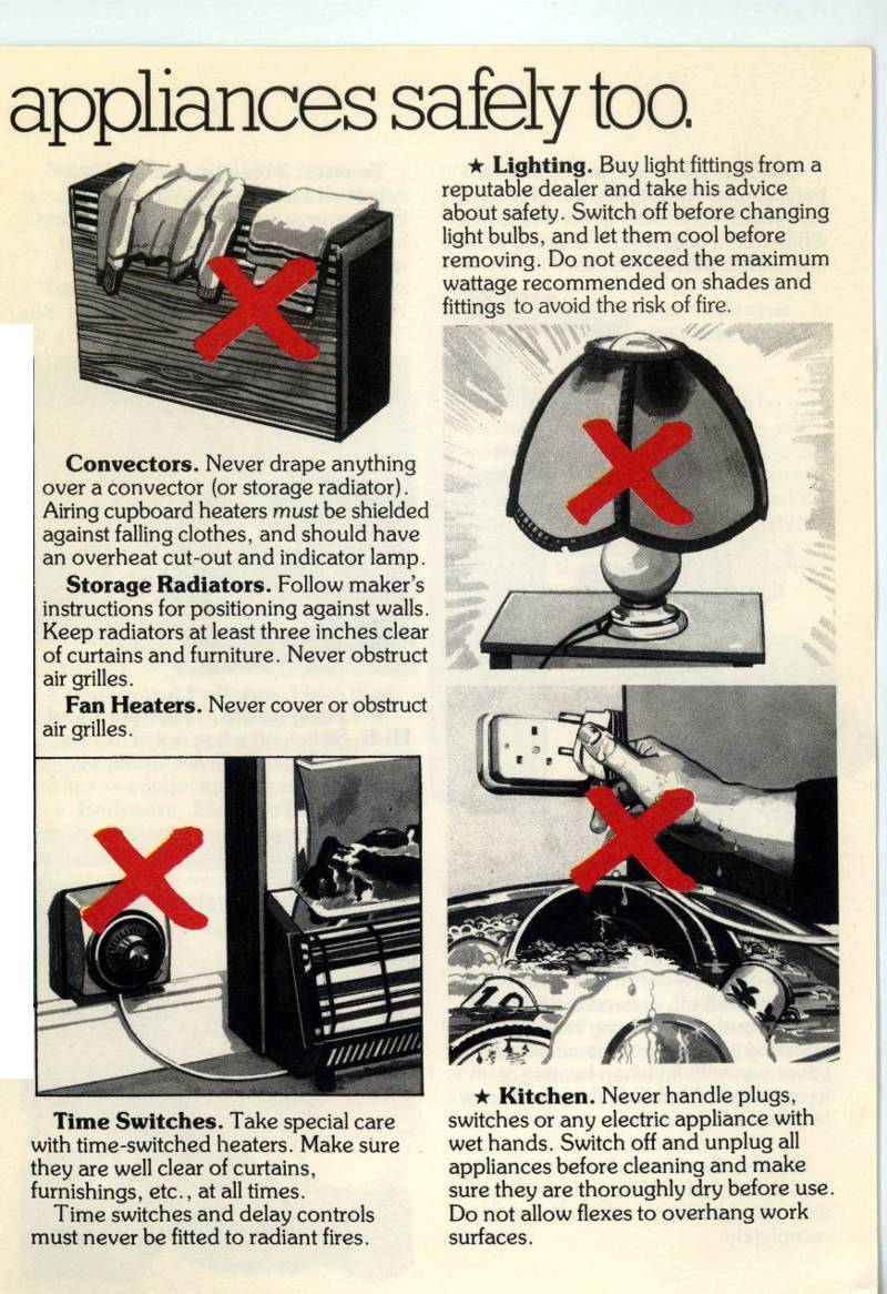 Southern Electricity 1978 Safety in the home page 5