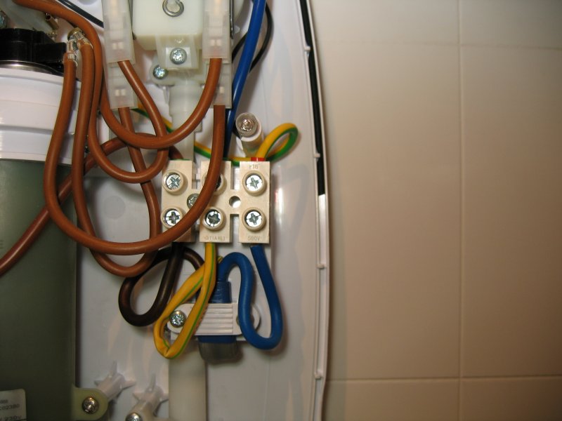 The shower never worked - because it was wired incorrectly and dangerously