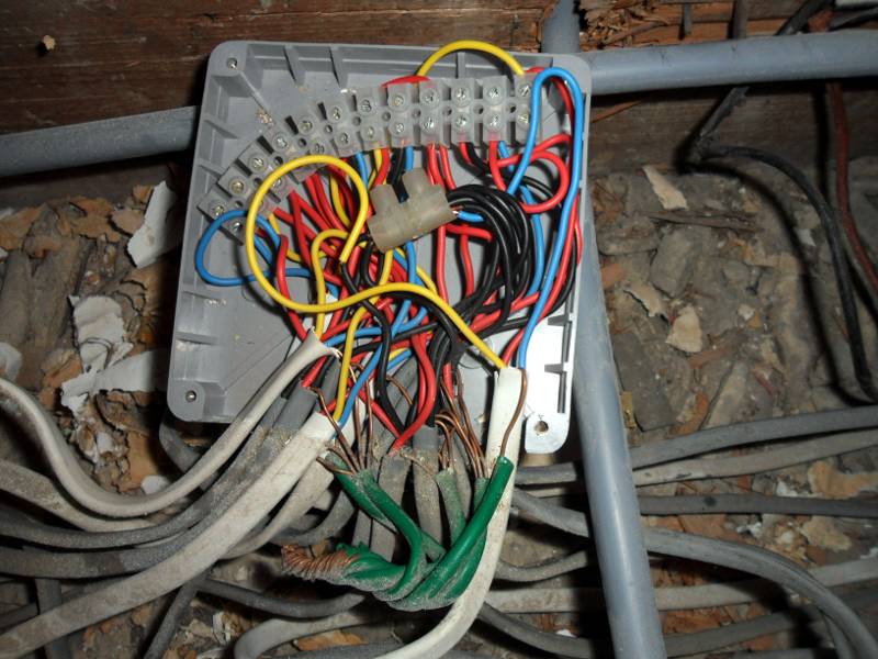 inside a (spaghetti) junction box